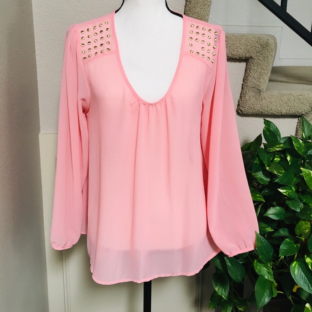 Peach Shear Top